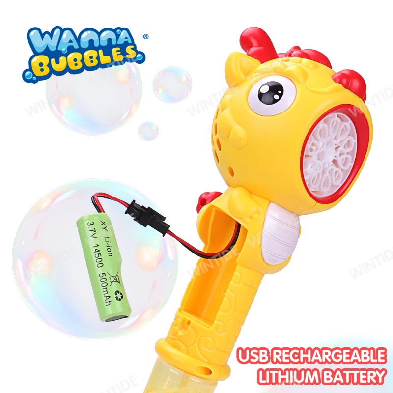 Wholesale Cute dragon bubble stick   Bubble Wand with Beautiful Wings for Boys and Girls Toys Best Gift Bubble Toy