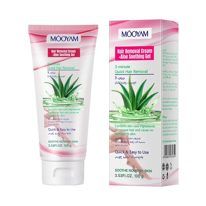 Painless Permanent Hair Removal Cream Stop Hair Growth Depilatory Mild Body Legs Armpit Aloe Vera Hair Removing Cream
