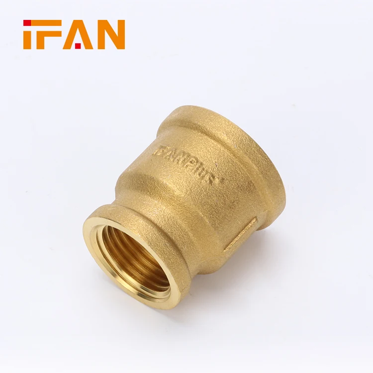 IFAN 1/2 '-2' CW617 равный редуктор с внутренней резьбой латунный Соединительный разъем соединительный Тройник адаптер