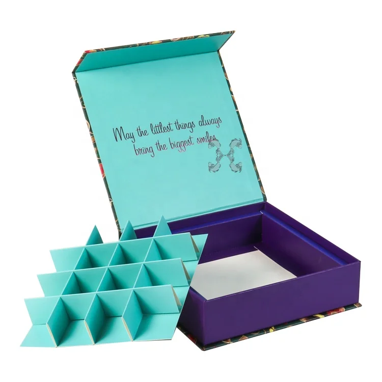 Hoe Nay Customized Printed Luxury Thick Cardboard Cookies Packaging Gift Boxes Close with Magnet