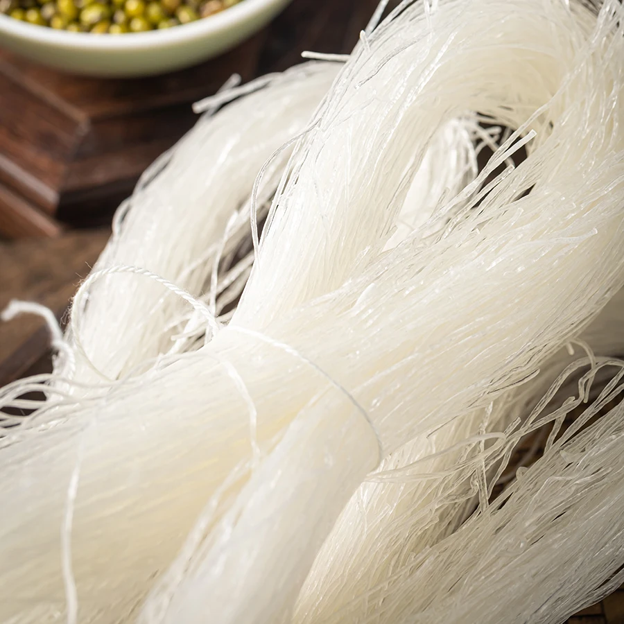 Chinese mung bean vermicelli starch  vermicelli dry glass noodles for 80g pack