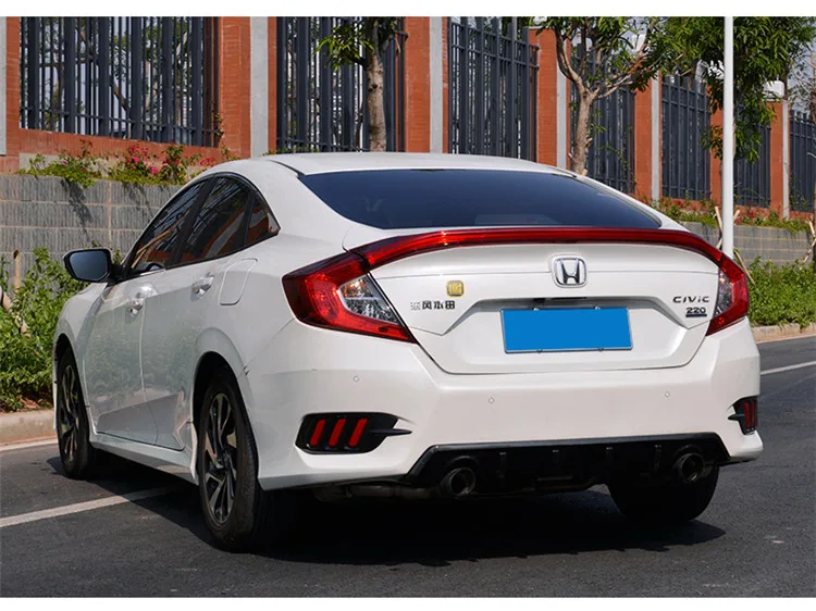 Лампа багажника для Hon da Civic 2016-2020 задний тормозной фонарь H onda civic