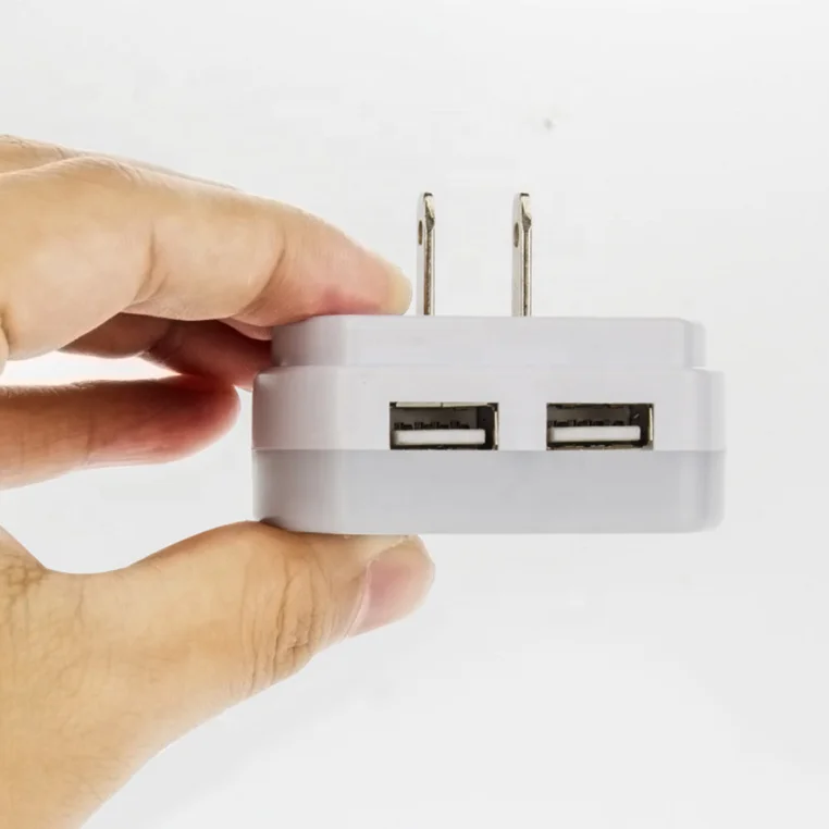 Лидер продаж настенный ночник Biumart с 2 USB-портами для зарядного устройства светильник смартфона настенная розетка подключением светодиодный