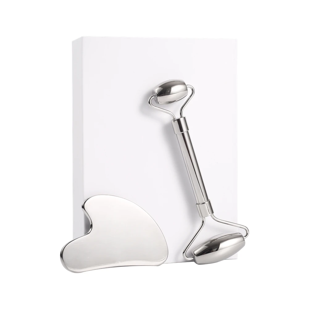 beauty roller face massager products skincare beauty tools ice beauty stainless steel gua sha stainless steel facial roller