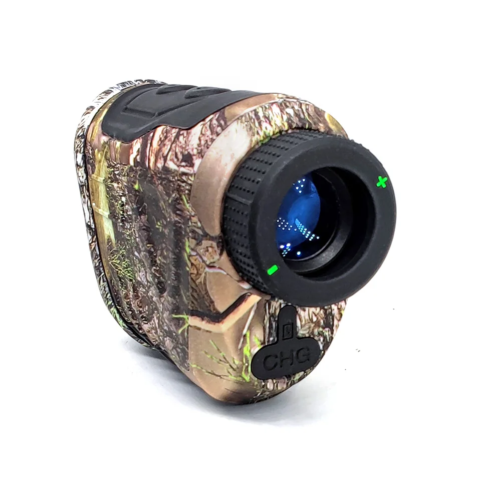 Camouflage Handheld Rechargeable Hunting Golf Laser Rangefinder With Magnet Adsorption 600-1500M for Golf and Hunting