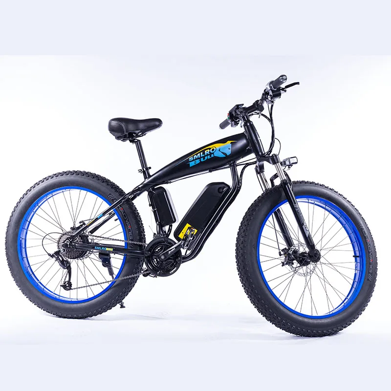 2020 крутой 26 дюймов шин для снега EBIKE 48v 1000w горный электрический велосипед с большой емкостью литиевая батарея мощная