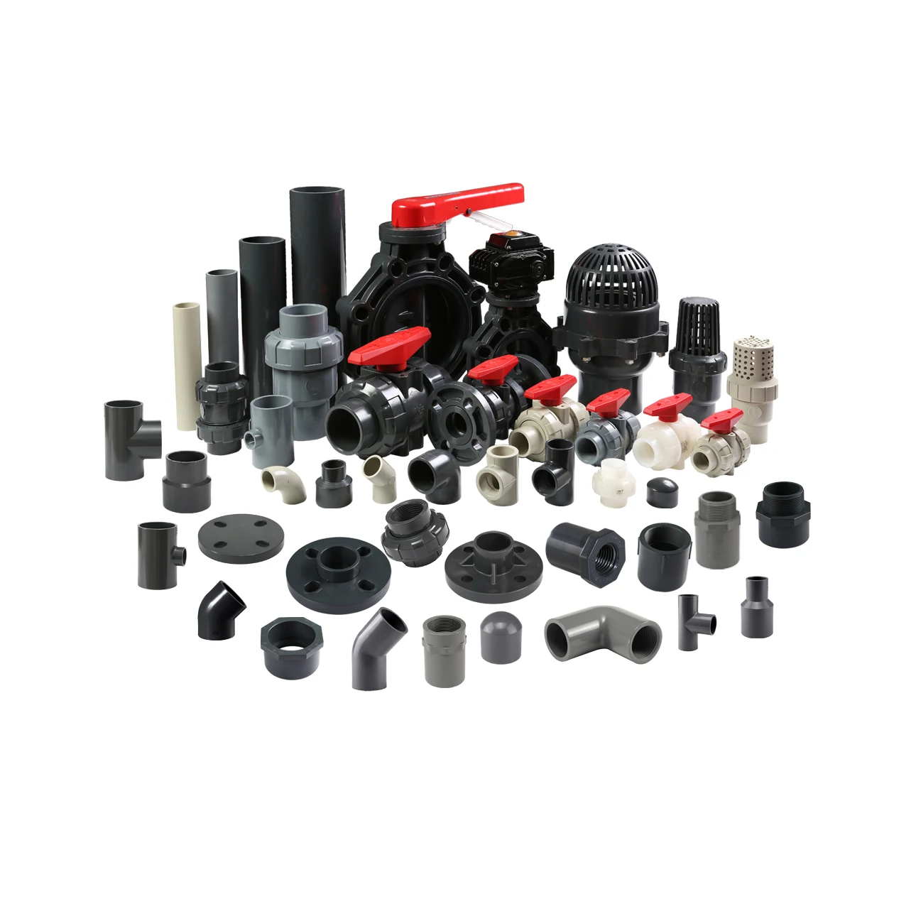Sch40 Sch80 ASTM Plastic Plumping PVC UPVC CPVC Coupling Elbow Tee Pipe Fitting with Socket and Thread