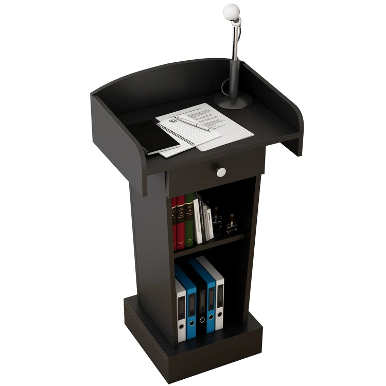 
Factory hot sales speech rostrum modern church podium speech stand speaker stand wooden rostrum 