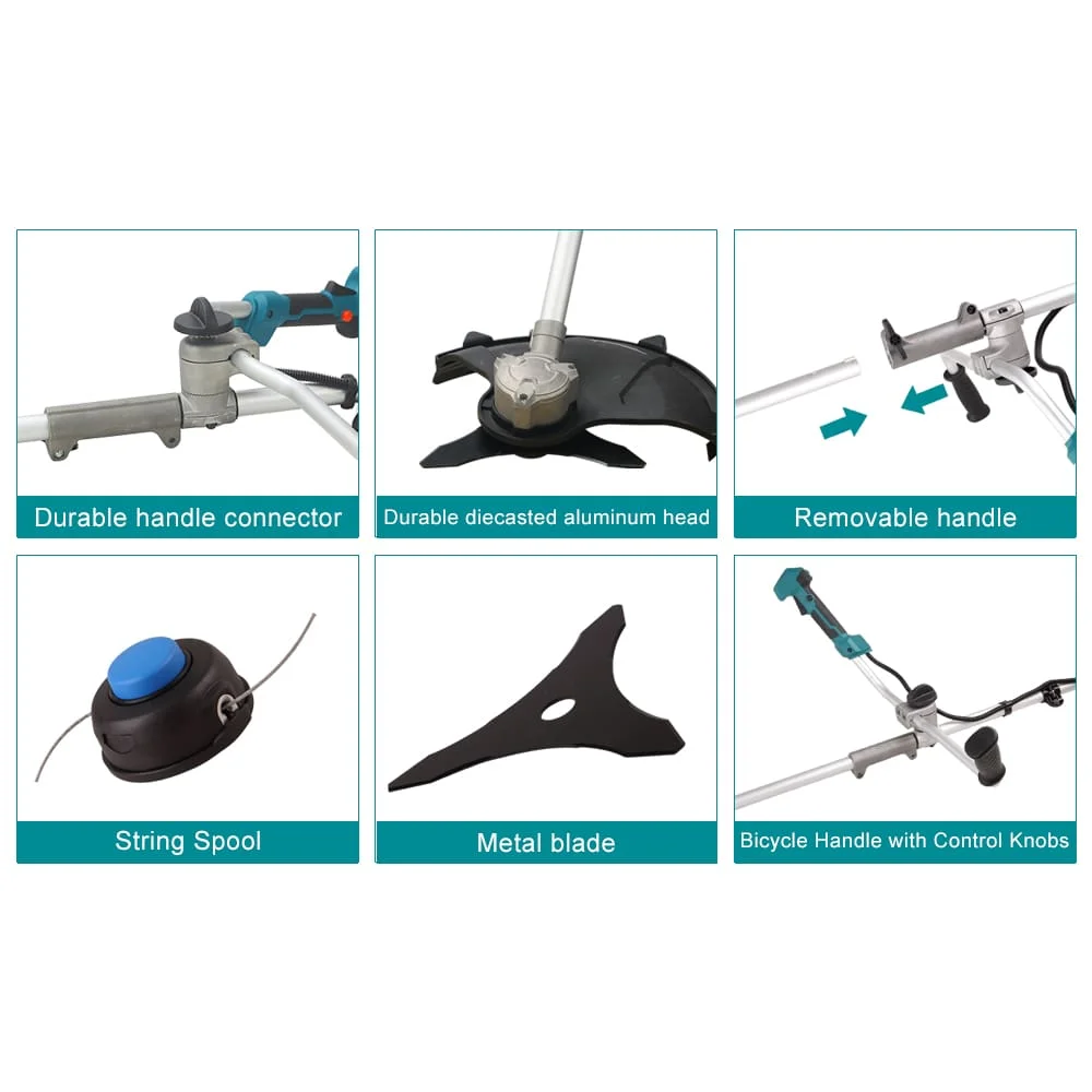 Liangye cordless portable 2.0Ah Battery Powered Lithium-ion lawn edger Grass Trimmer