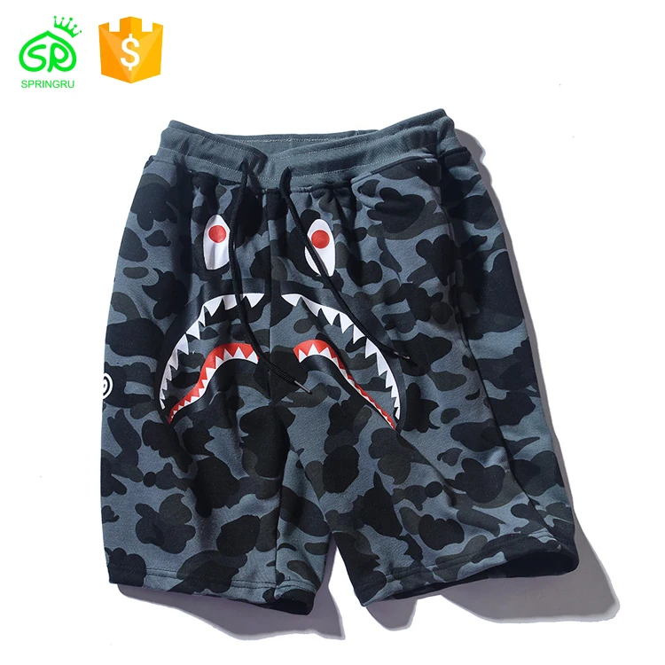 
Korean Style Camouflage Summer Loose Cotton Shorts Custom Board Shorts Men 