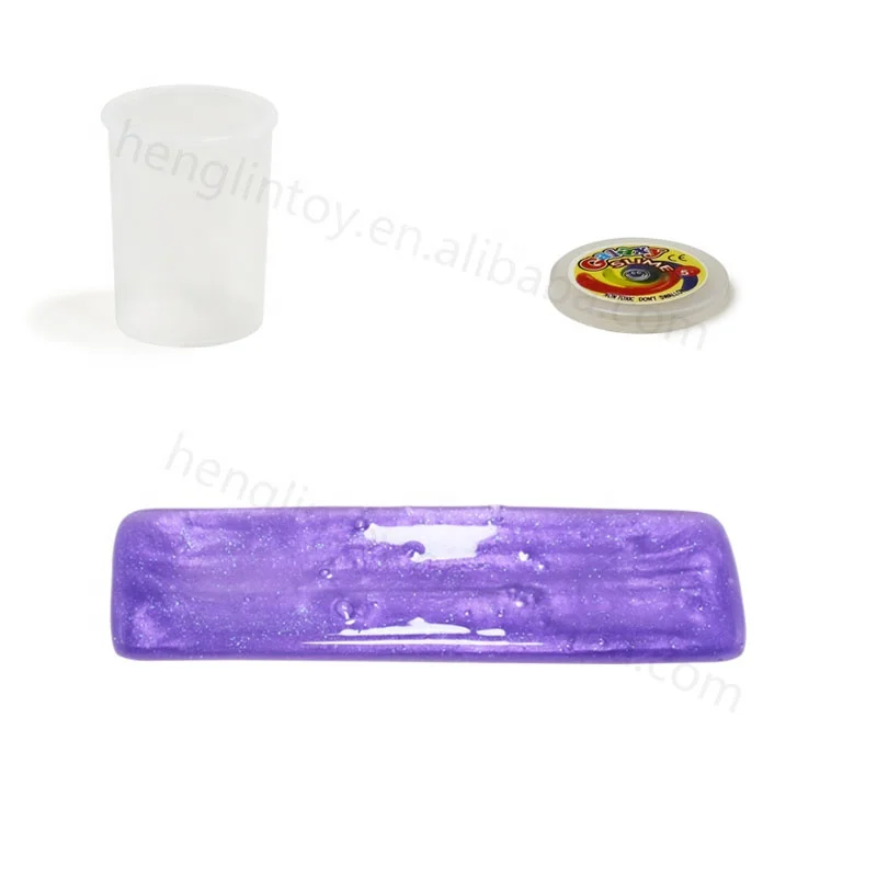 New arrival multi-colors stress relief jelly slime toy colorful Non-toxic blow bubble glitter galaxy charm slime making kit