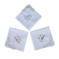 Vintage cotton embroidered lace high quality cotton high density embroidery with lace lace handcuffs