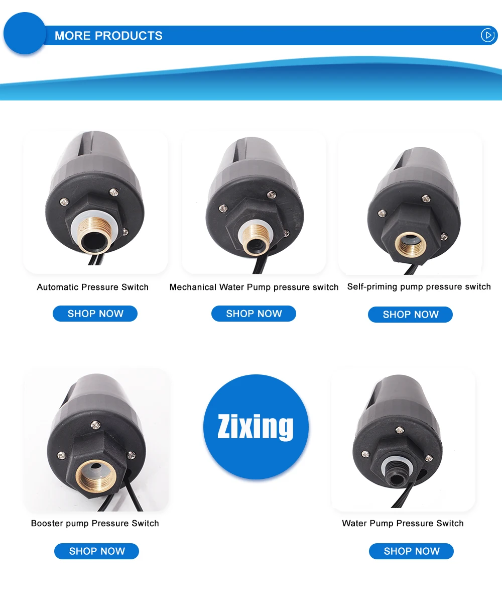AHZX mechanical adjusting pressure switch for Leo shimge wilo water pump