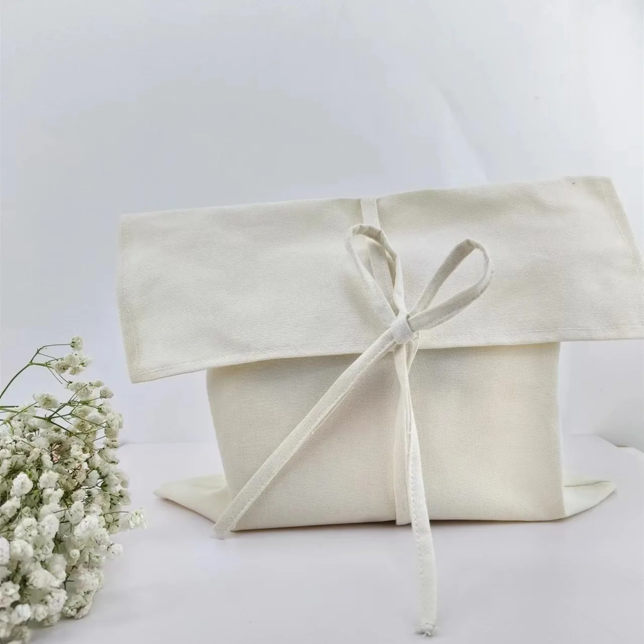 Luxury custom printing logo envelope cotton packaging dust bag for handbags, clothes