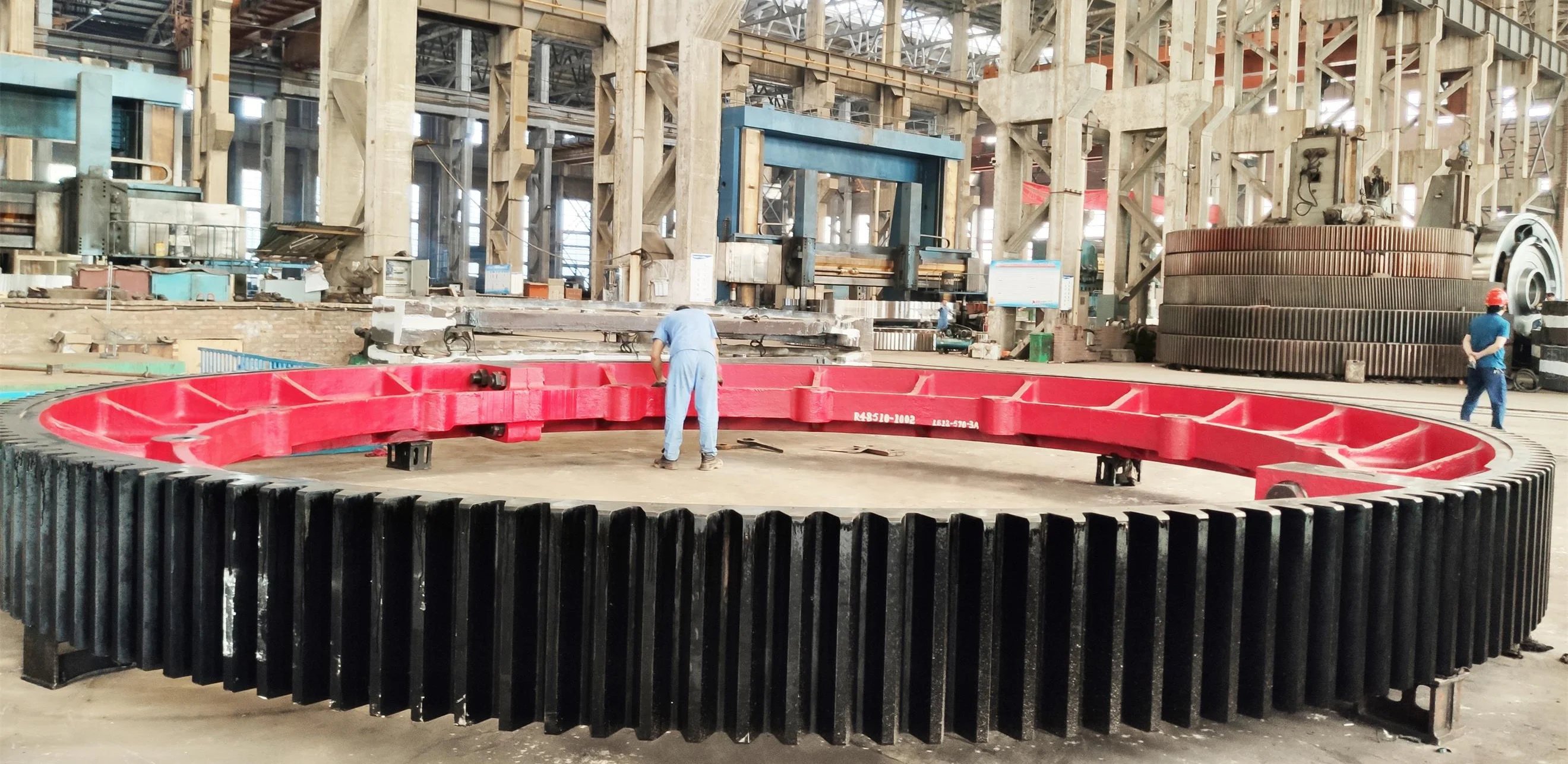Luoyang Zhongding Ball mill gear wheel /Spur girth gear ring