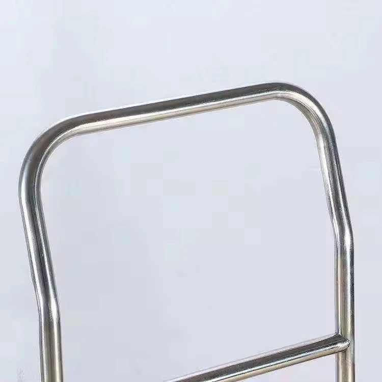 Stainless steel flatbed trolley motor trailer truck hand push cart household folding trolley pull cargo light car