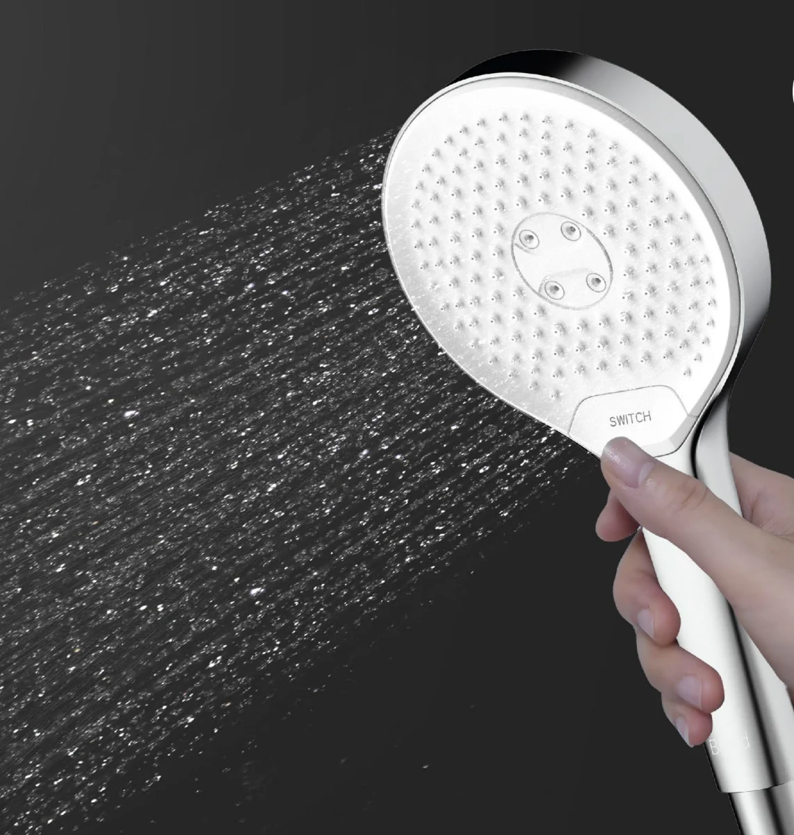 Bathroom 3 Mode Economic Universal Hot selling Hand Held Rain Shower Head hand shower set
