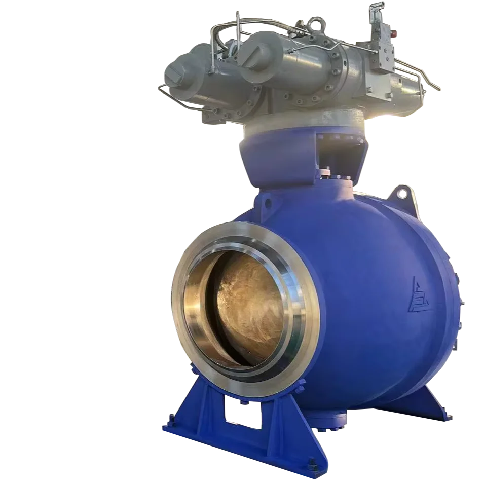 Electric type C wear resistant ball valve API6D/API608/ASTM16.10/ASME16.4 for high voltage field