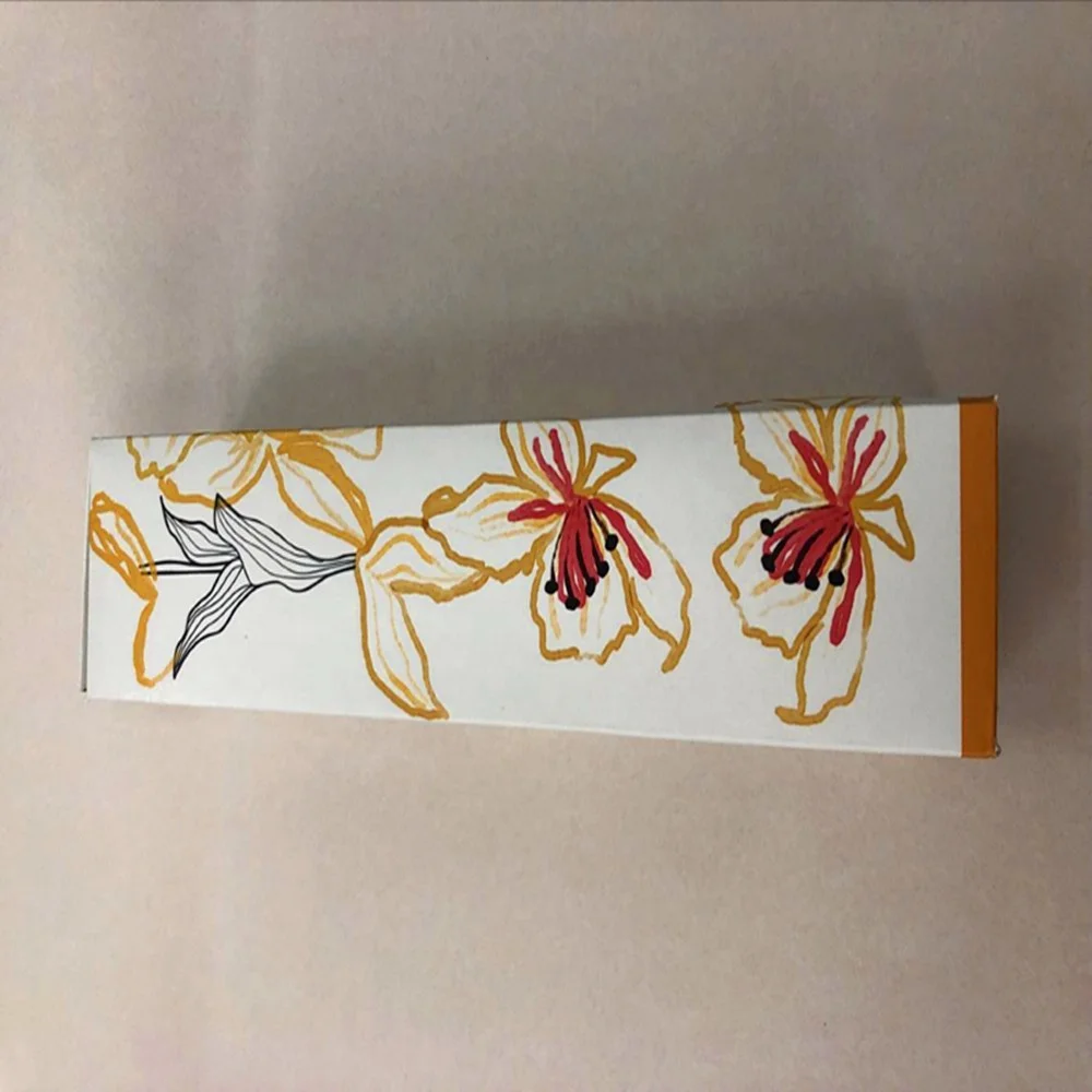 Custom spot uv cosmetics packaging folding cardboard  box/perfume package box