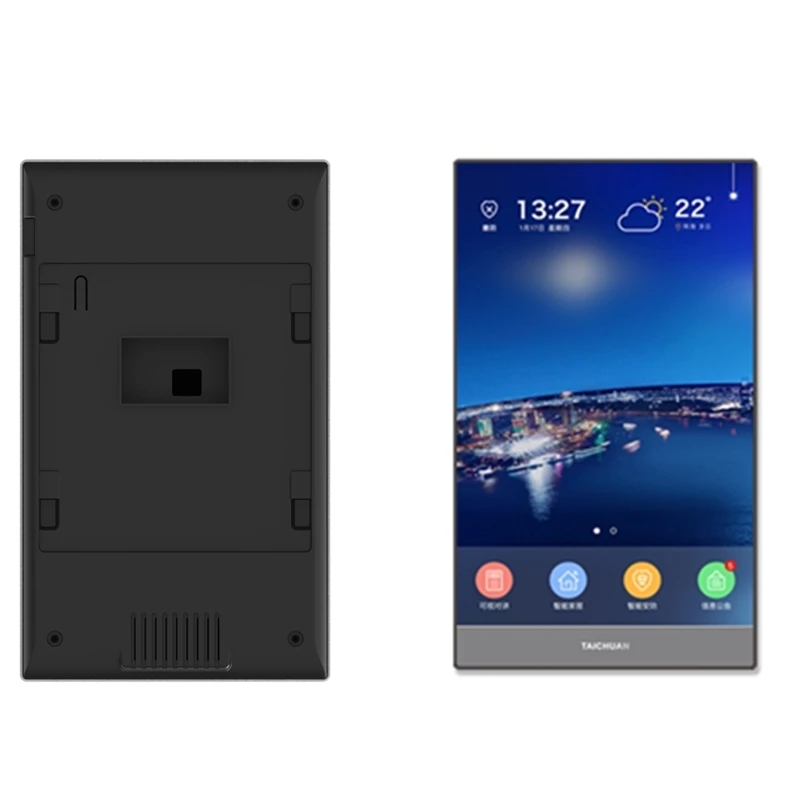 TCP IP Video Intercom System Indoor Monitor With WiFi Connect Smart Home Platform Video Door Phone