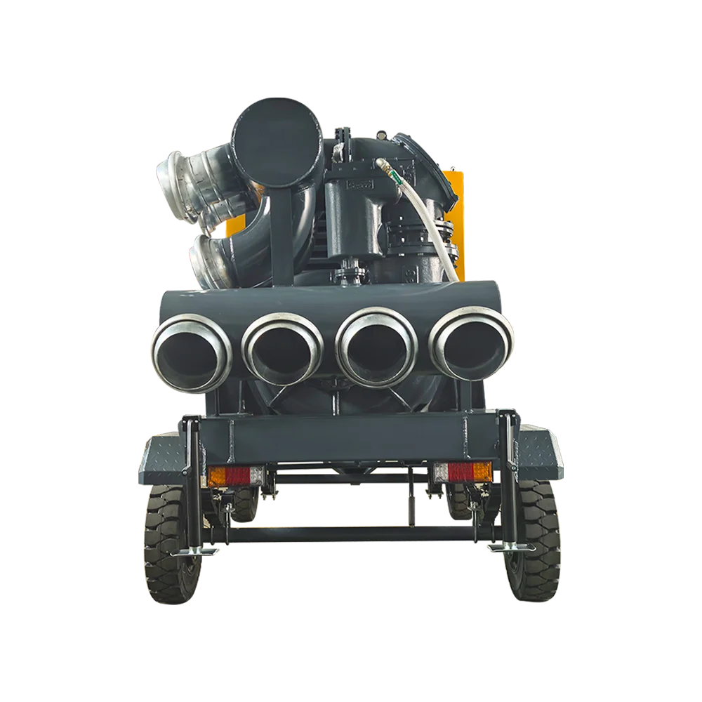 Fixed type high quality diesel engine customized vacuum centrifugal pumping station