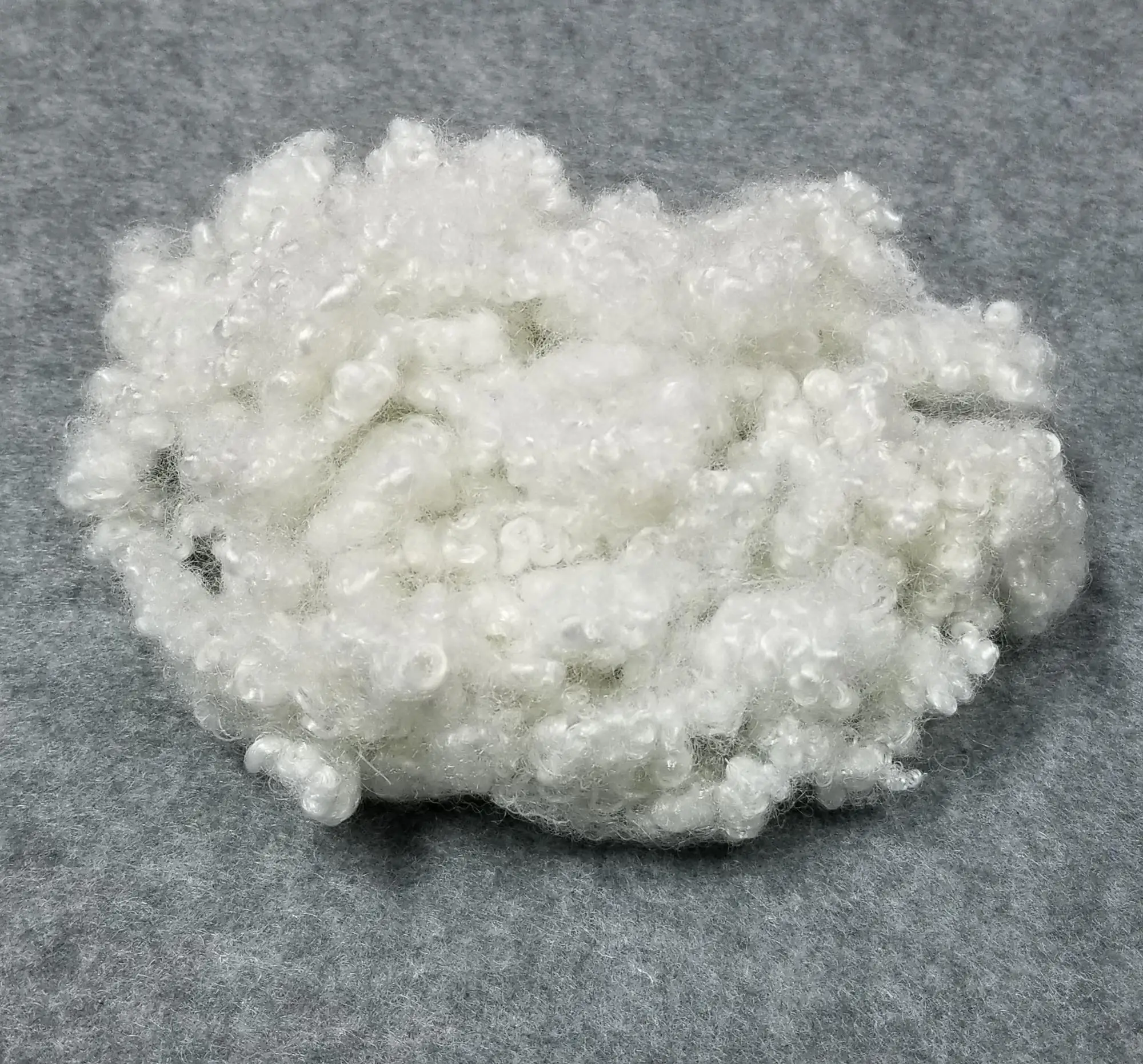 7d 64mm polyester fiber for wadding with lowest price in china hollow conjugated siliconized fiber  polyester fiber