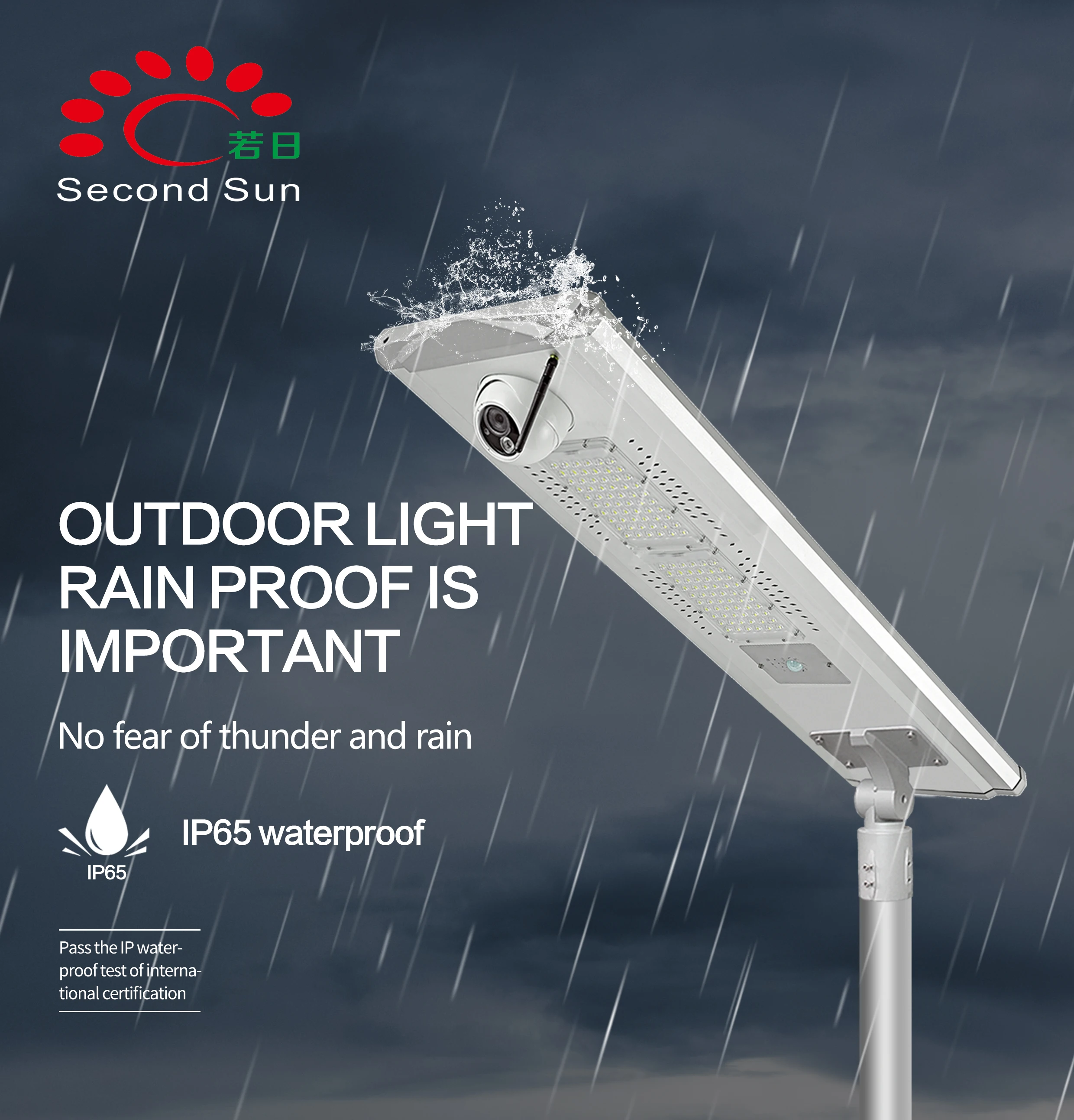 Hot Sale Good Price All in One Solar Street LED Light with Camera IP66 Outdoor Solar Street Monitoring Lamp