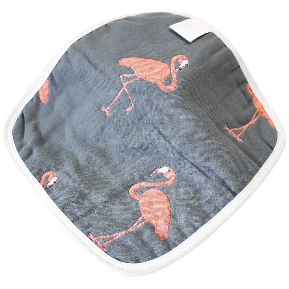 6 Layers of Baby Washcloths Extra Soft Absorbent Natural Muslin Cotton with Cartoon Printed Design Newborn Baby Face Towel