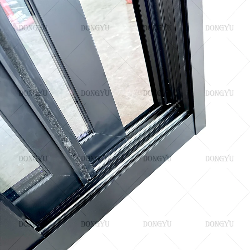 North America NFRC Florida Miami-Dade Noa Approved Hurricane Proof Impact Aluminum Tinted LOW-E  Glass Sliding Window