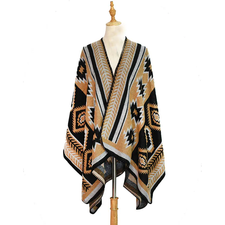  Autumn Winter Cashmere Multifunctional Jacquard Silk Scarf Women Pashmina