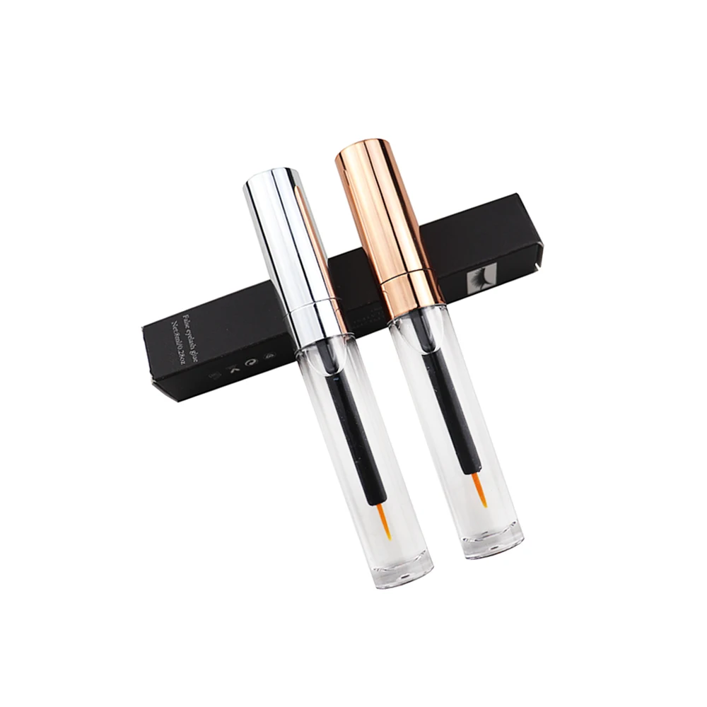 High Viscosity Mink Clear Lashes Glue Waterproof Private Label Adhesive Eyelash Glue DIY Mink Silk Strip Lashes Application Free