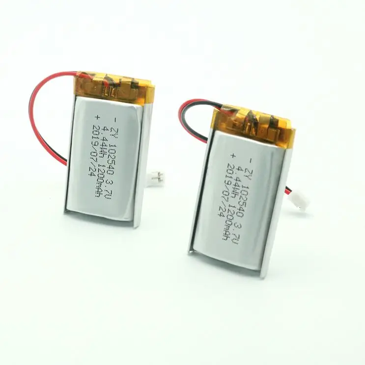 
Li Ion Recharge Batteries 3.7V 1200mAh 102540 Lipo Battery 