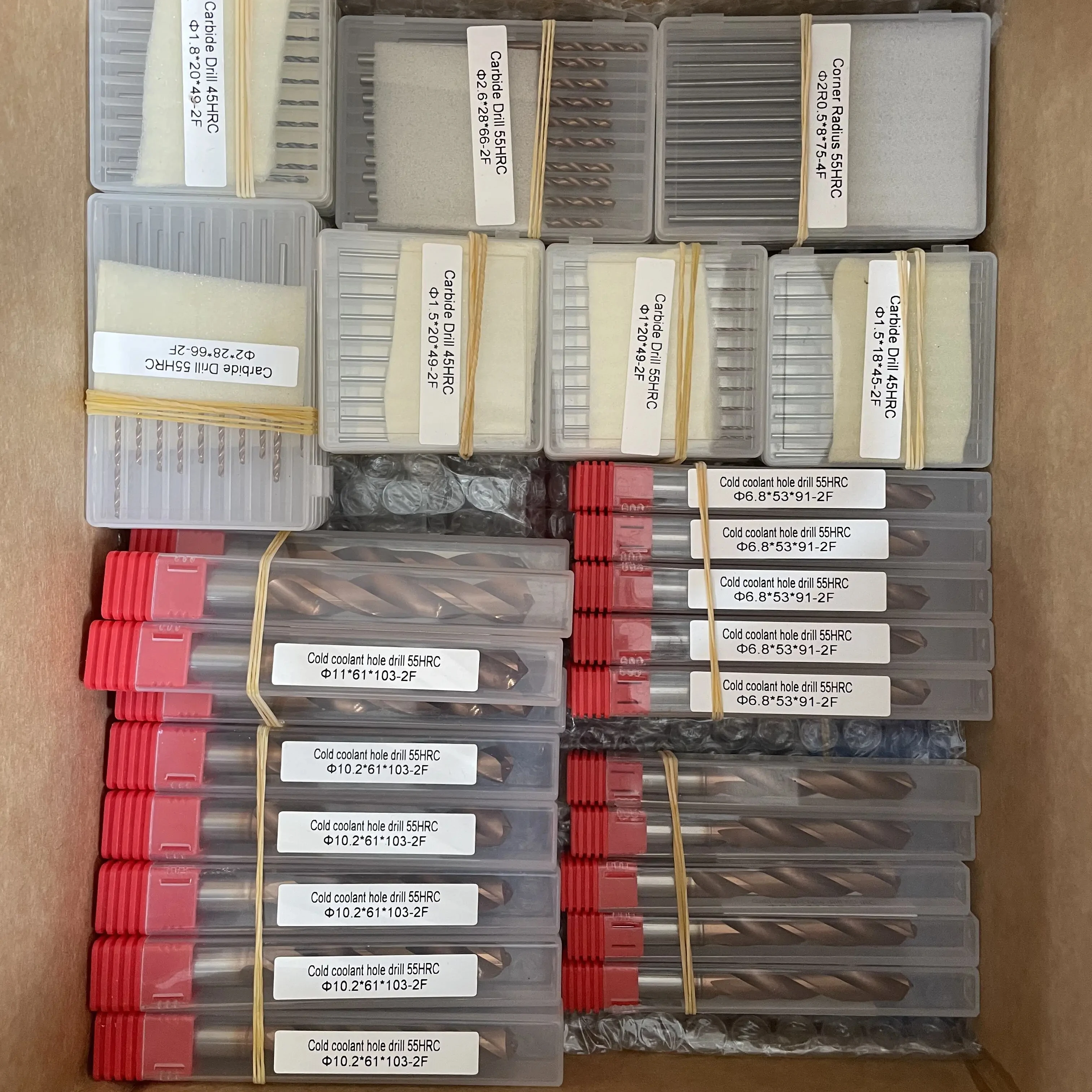 CNC Brocas Tungsten Carbide U Drill Bits HRC 55 35mm Lathe Metal Twist Drill Bit  Cutter Set for Metal