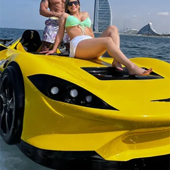 Роскошный Стекловолоконный реактивный автомобиль высокоскоростной Лодка