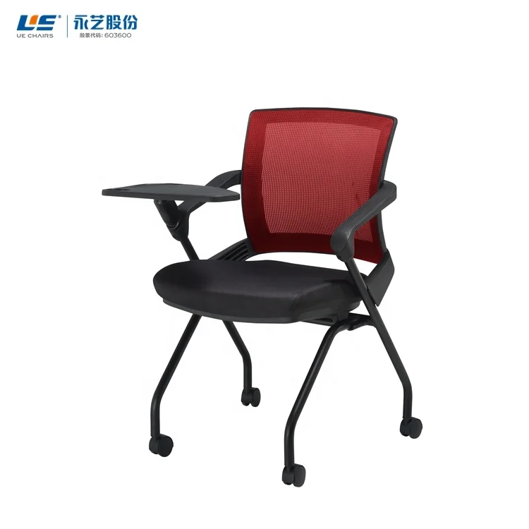 UE Comfortable Backrest Small Table Plate Staff Lift Rotating Lumbar Protection Mesh Office Chair