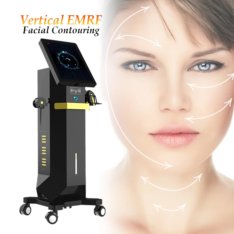 Non Invasive Pe Face Facelift Less Wrinkles Reduction Anti-Aging Peface Muscle Toning Device With 3 Working Handles