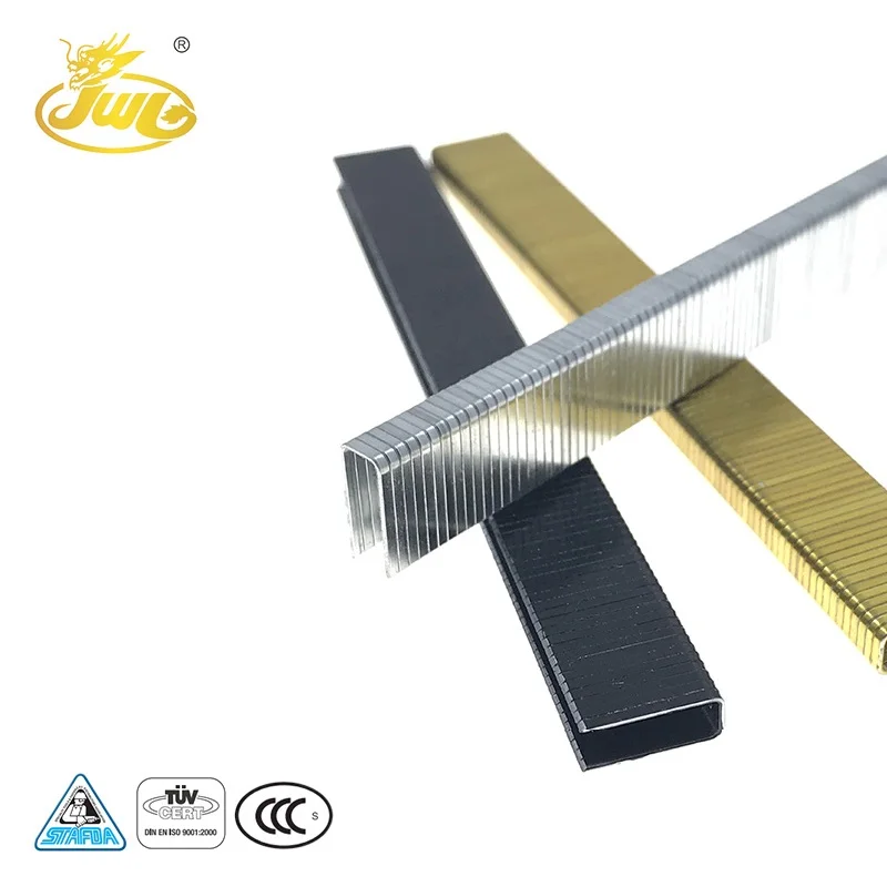 4.6MM 21GA U-Type Nail Furniture Staple Galvanized Gun Nails