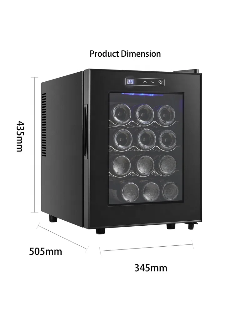 FSE Mini Wine Cooler 33L Wine Cooler Refrigerator Electric Wine Bottle Cooler