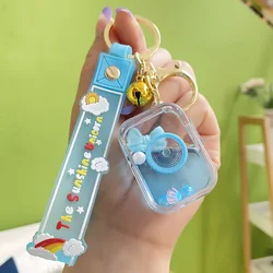 Cute Cartoon Key Chains Drink Bottle Keychain Beverage Key Rings Bag Pendant Key Holder Christmas Gifts