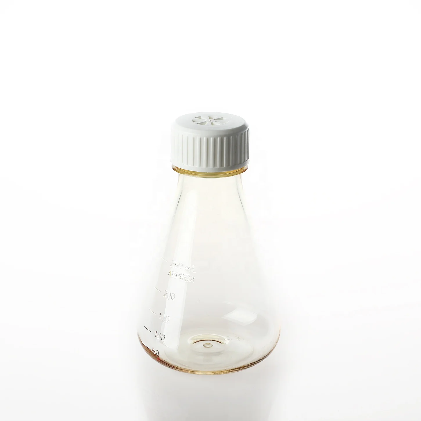 Lab Medical Test Chemical 500ml Reagent Bottle Screw Cover Factory Supply Conical Flask  Consumables