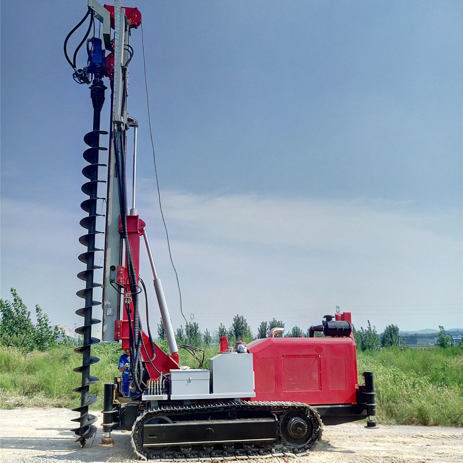 foundation pile drilling hydraulic bore pile machine pile Drilling diameter 500-1500mm