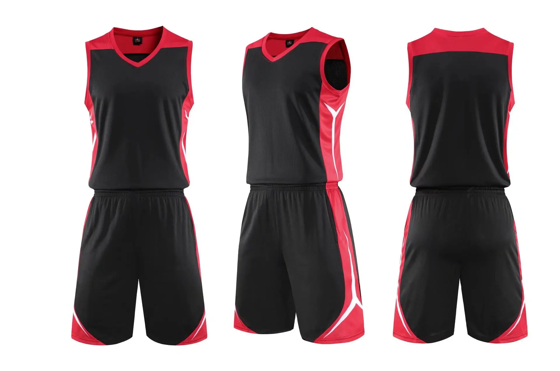High quality wholesale basketball suit customizable logo basketball shirt training game basketball suit