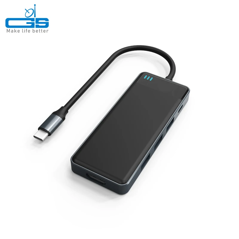 Оптом с фабрики под заказ док-станция Usb Type-C 4K HD TF/SD/2 0 кард-ридер адаптер C концентратор для ноутбука планшетный
