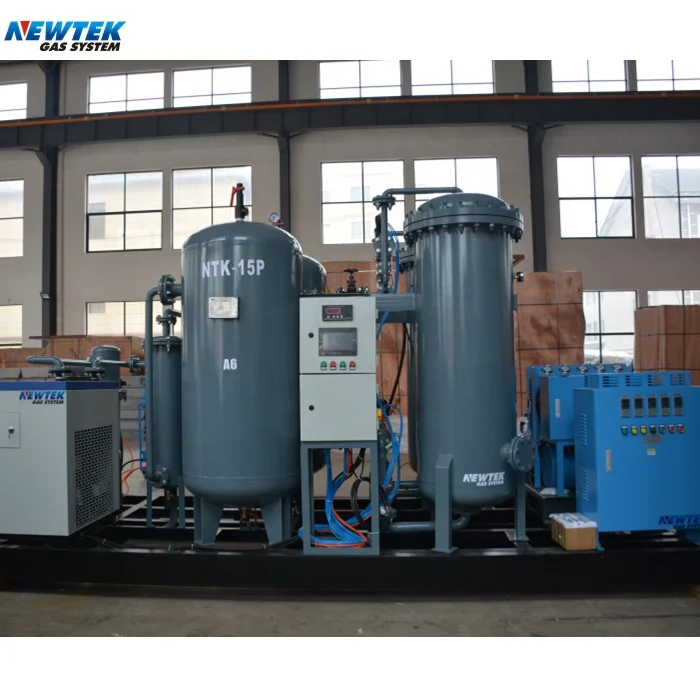 NEWTEK advanced gas system 99% 100Nm3/hr Fuel to go container type oxygen plant for sale