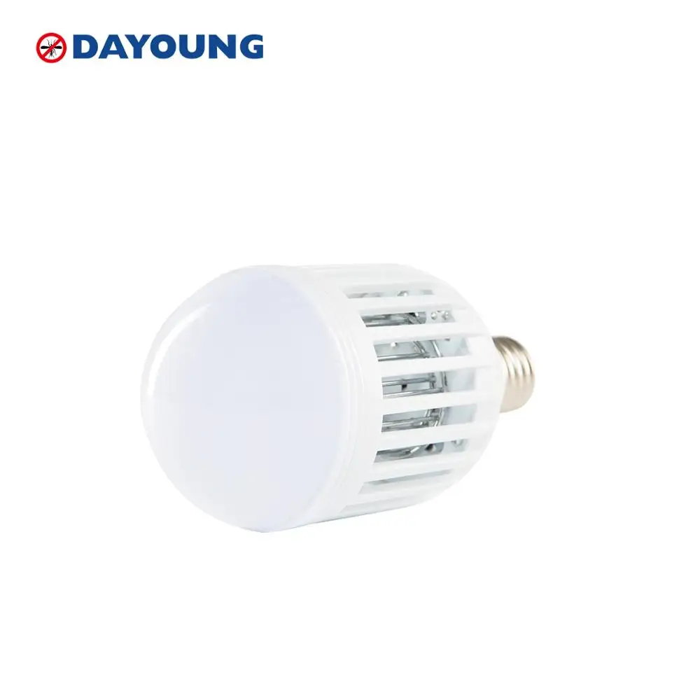 6W Bug Zapper Insect Killer  Pest Control Anti Mosquito With Patent Bule Light Electronic Mosquito Killer Bulb With Fan