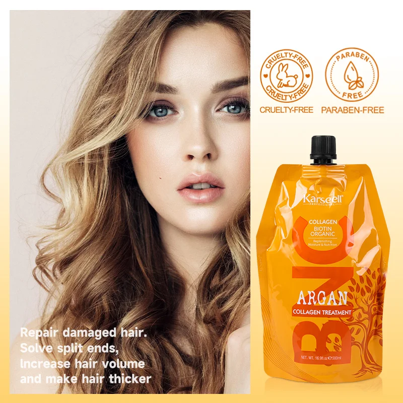 Karseell Hair Mask Hair Treatment Argan Oil Natural Organic Deep Moist Cream Color Keratin Collagen Hair Mask