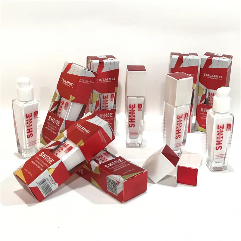 Custom Hot Selling Products Shine Foundation Cosmetic Shimmer Highlighter Makeup Skin Lasting Perfecting Liquid Foundation