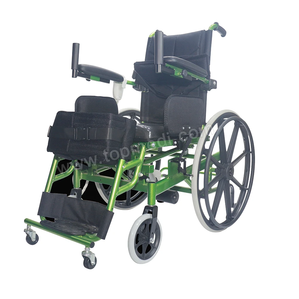 pro basic medline wheelchair semi-power standing wheelchair mobility chairs for seniors