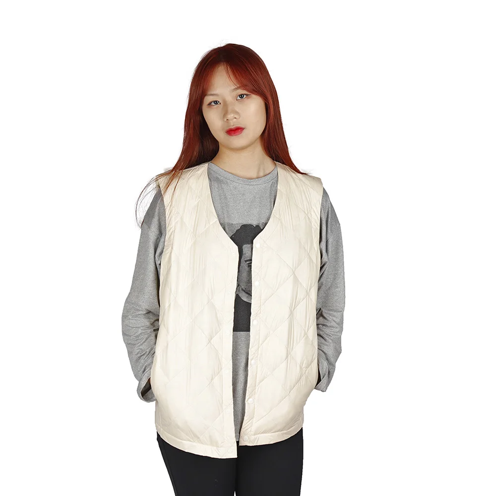 
Latest Design New 2021 Sleeveless Sports Wholesale Ladies Down Vests 