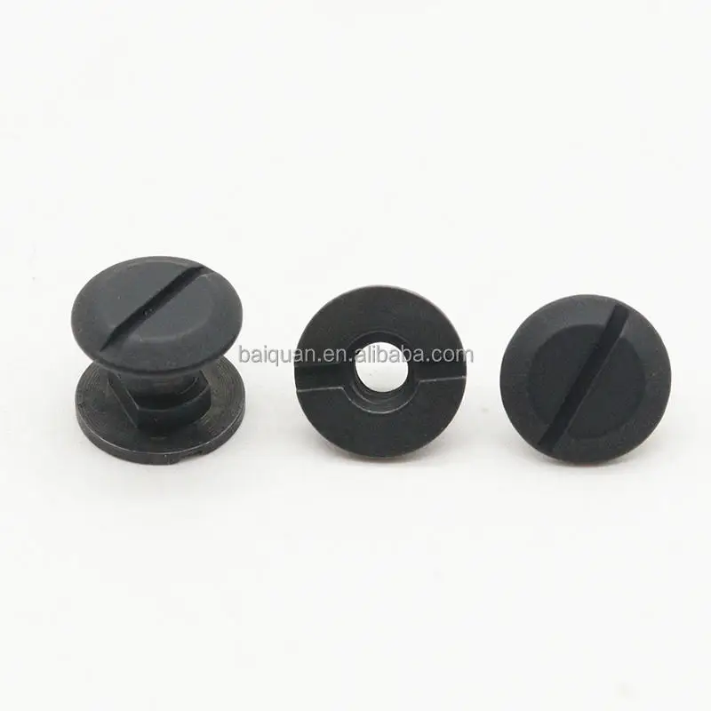 Black Male Female Screws Book Binding Screw Chicago Post Binding Machine Screw